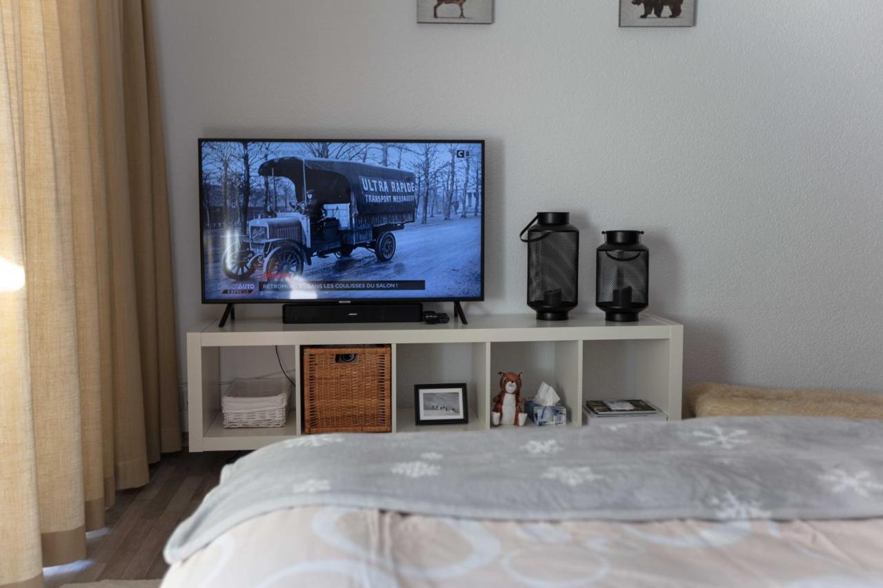 Grand Studio Au Centre De Crans ภายนอก รูปภาพ