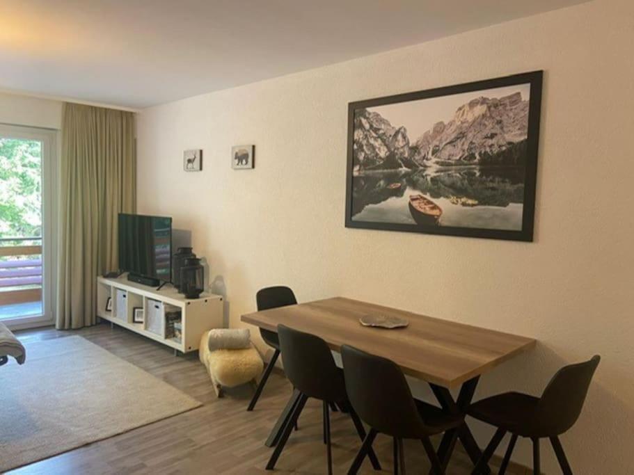 Grand Studio Au Centre De Crans ภายนอก รูปภาพ